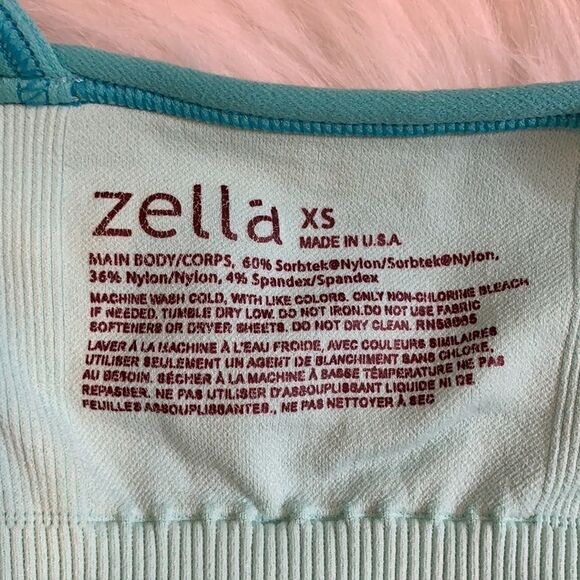 Zella blue Strappy back tank top size XS - Picture 8 of 8